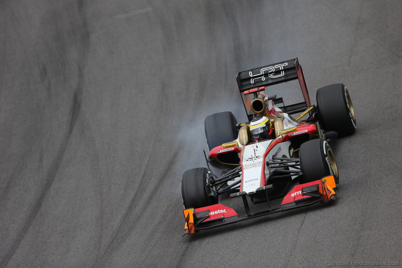 GP BRASILE, 24.11.2012- Prove Libere 3, Pedro de la Rosa (ESP) HRT Formula 1 Team F112 