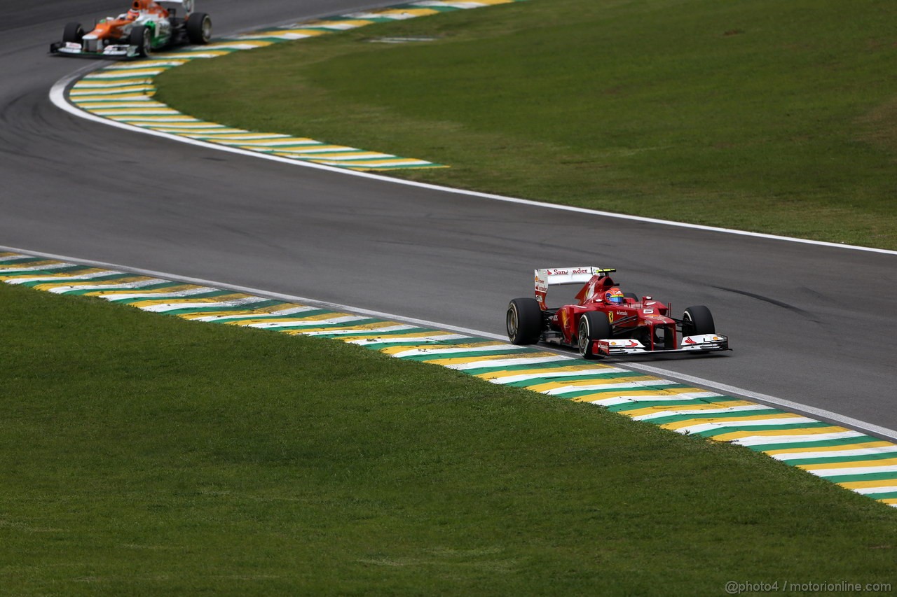 GP BRASILE, 24.11.2012- Prove Libere 3, Felipe Massa (BRA) Ferrari F2012 