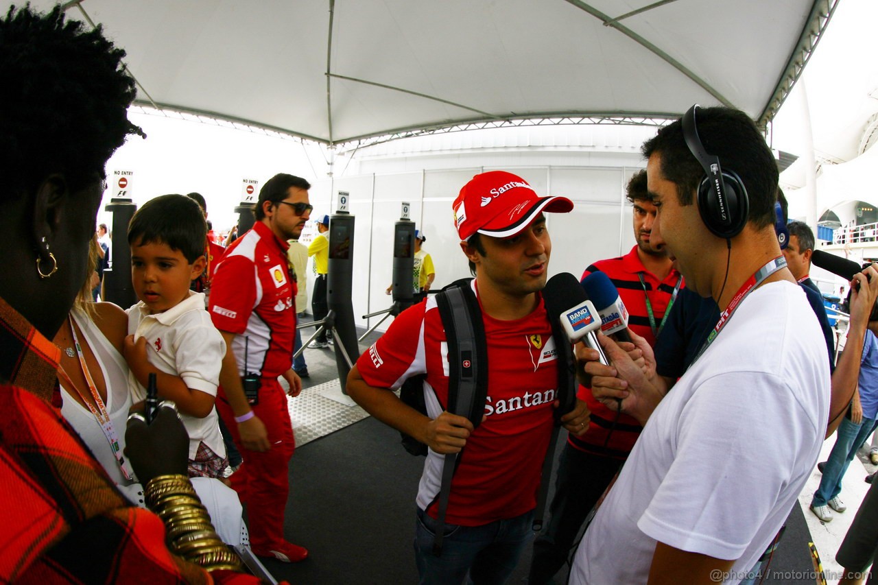 GP BRASILE, 24.11.2012- Prove Libere 3, Felipe Massa (BRA) Ferrari F2012 
