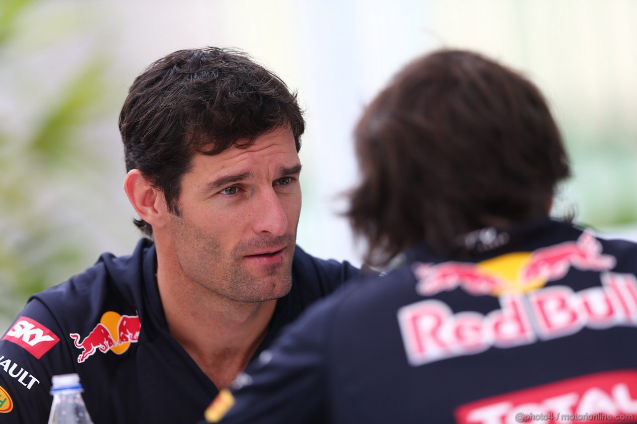 GP BRASILE, 24.11.2012- Prove Libere 3, Mark Webber (AUS) Red Bull Racing RB8 