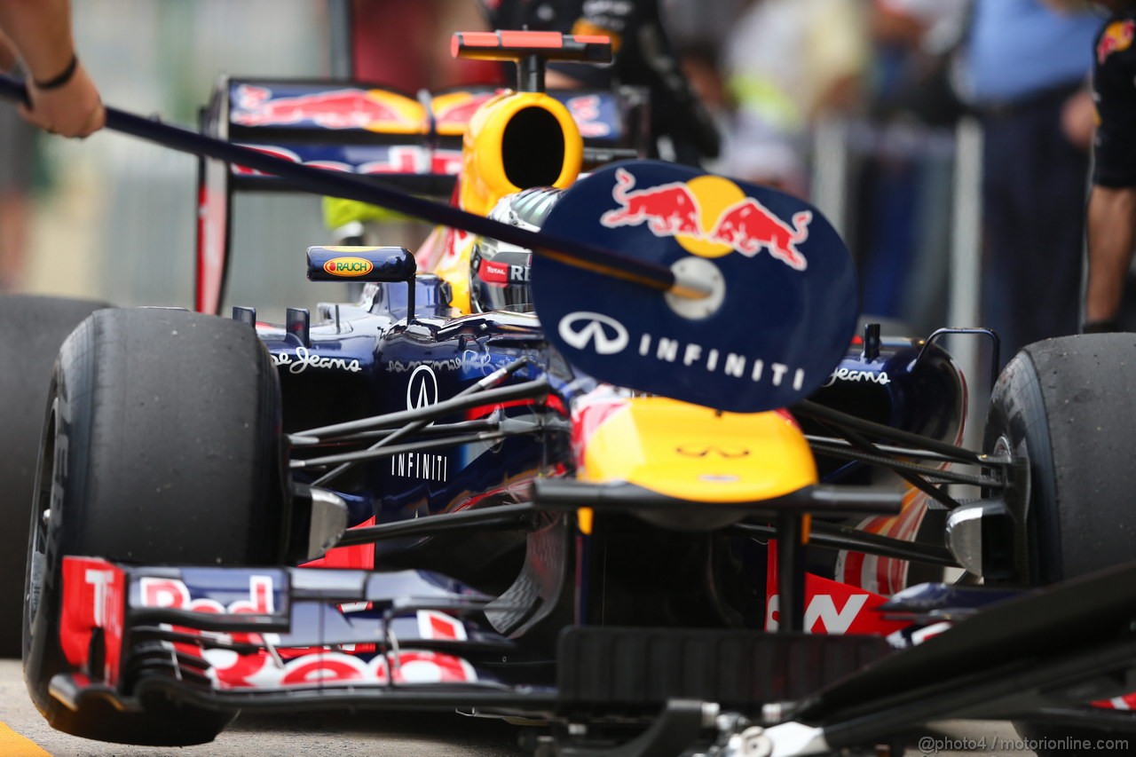 GP BRASILE, 24.11.2012- Prove Libere 3, Sebastian Vettel (GER) Red Bull Racing RB8 