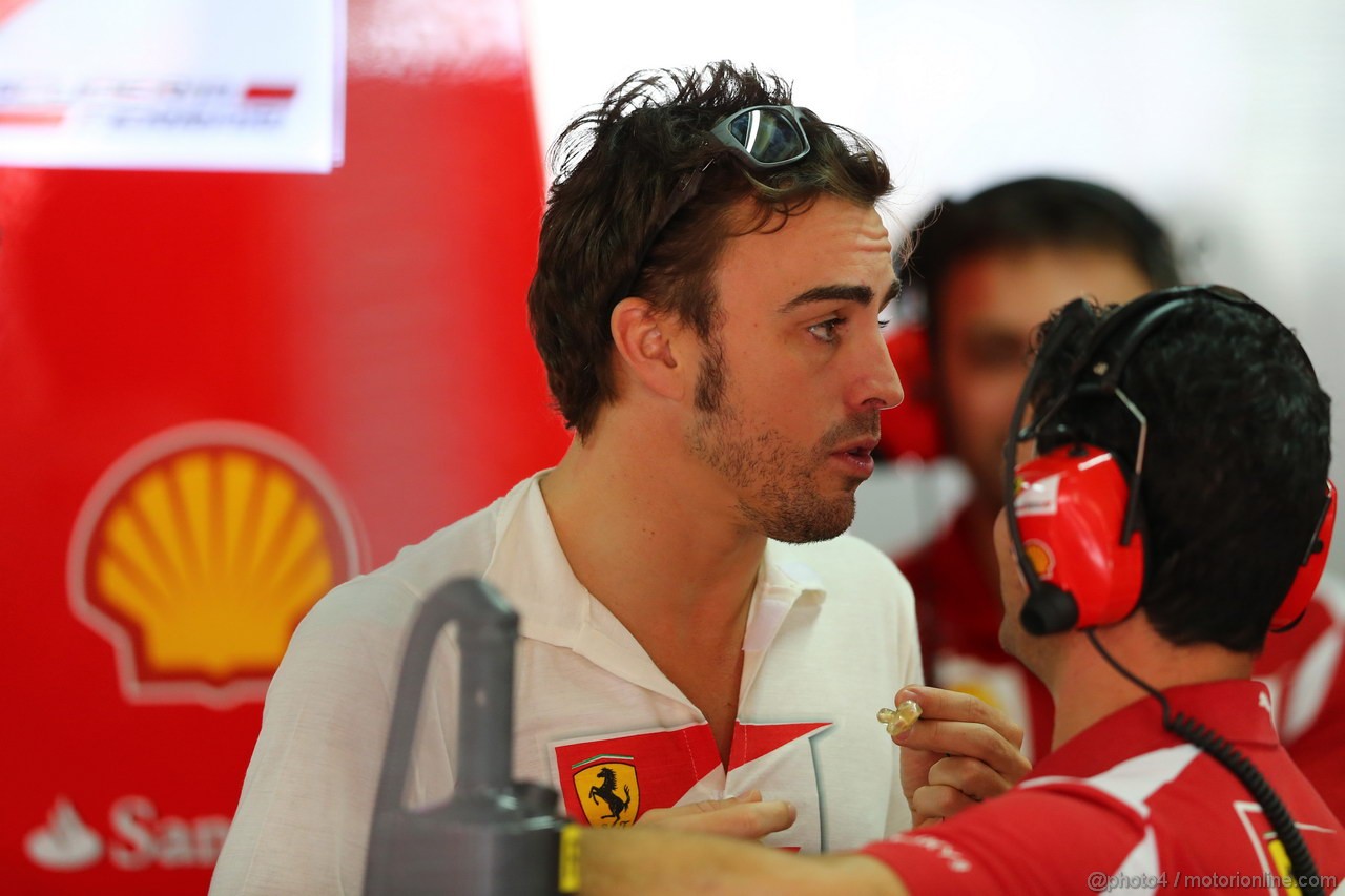 GP BRASILE, 24.11.2012- Prove Libere 3, Fernando Alonso (ESP) Ferrari F2012 