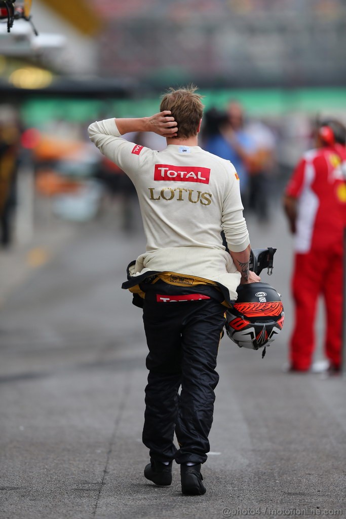 GP BRASILE, 24.11.2012- Prove Libere 3, Kimi Raikkonen (FIN) Lotus F1 Team E20 