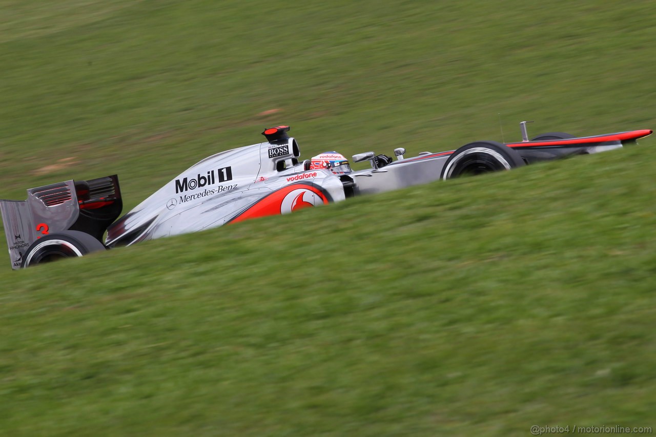 GP BRASILE, 24.11.2012- Prove Libere 3, Jenson Button (GBR) McLaren Mercedes MP4-27 