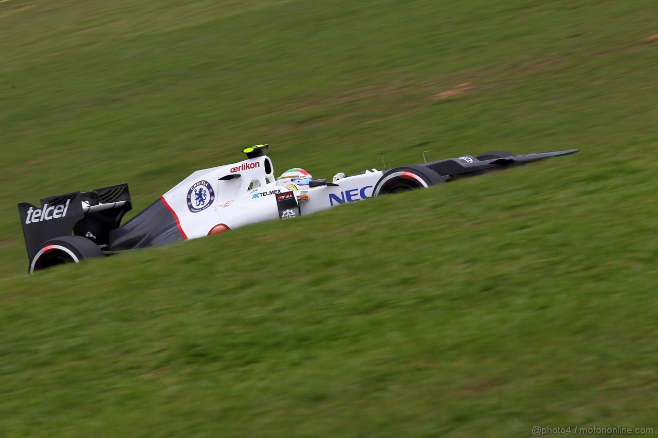 GP BRASILE, 24.11.2012- Prove Libere 3, Sergio Prez (MEX) Sauber F1 Team C31 