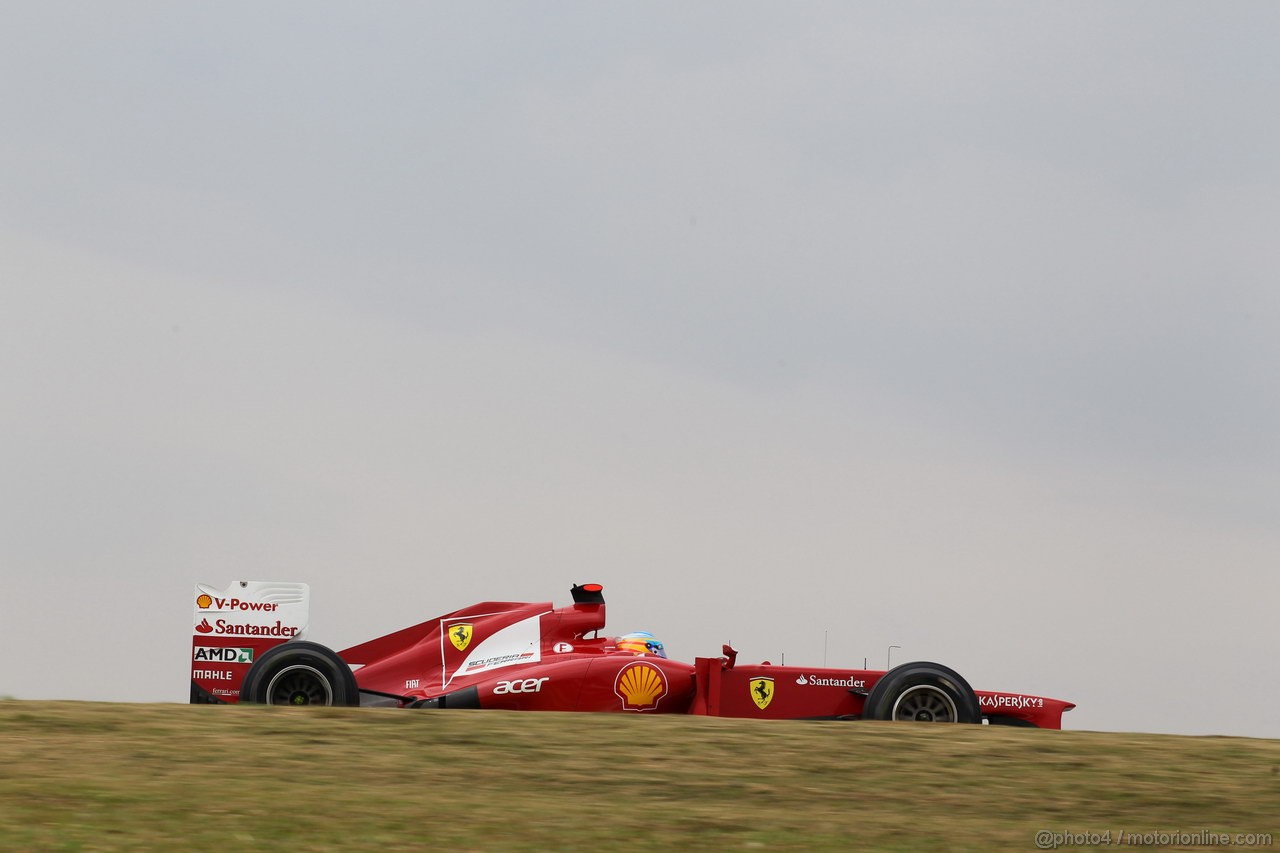 GP BRASILE, 24.11.2012- Prove Libere 3, Fernando Alonso (ESP) Ferrari F2012 