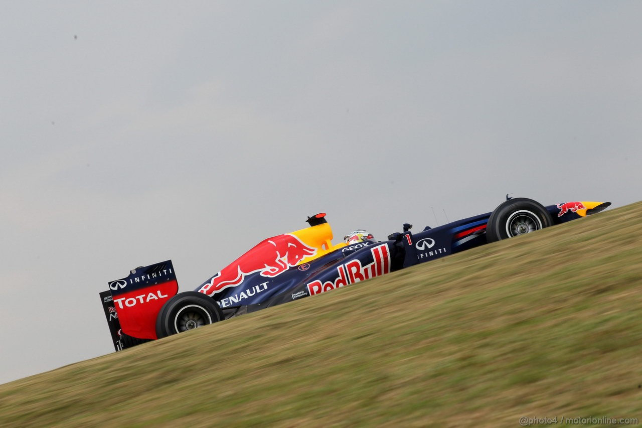 GP BRASILE, 24.11.2012- Prove Libere 3, Sebastian Vettel (GER) Red Bull Racing RB8 