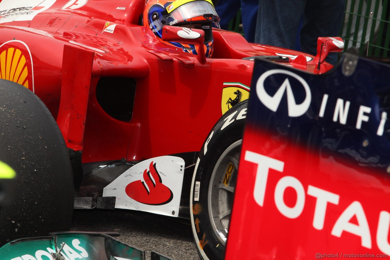 GP BRASILE, 24.11.2012- Qualifiche, Felipe Massa (BRA) Ferrari F2012 