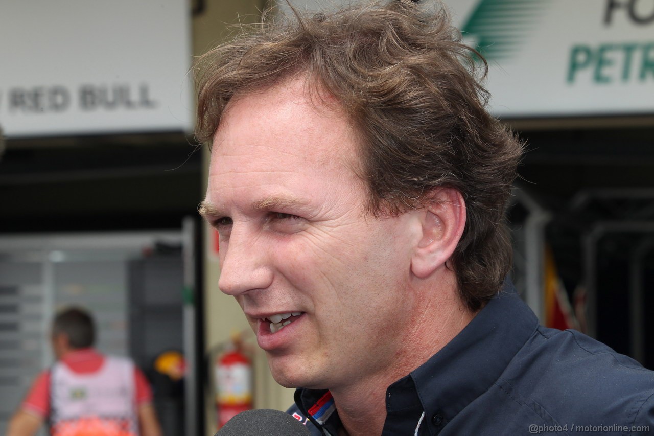 GP BRASILE, 24.11.2012- Qualifiche, Christian Horner (GBR), Red Bull Racing, Sporting Director 