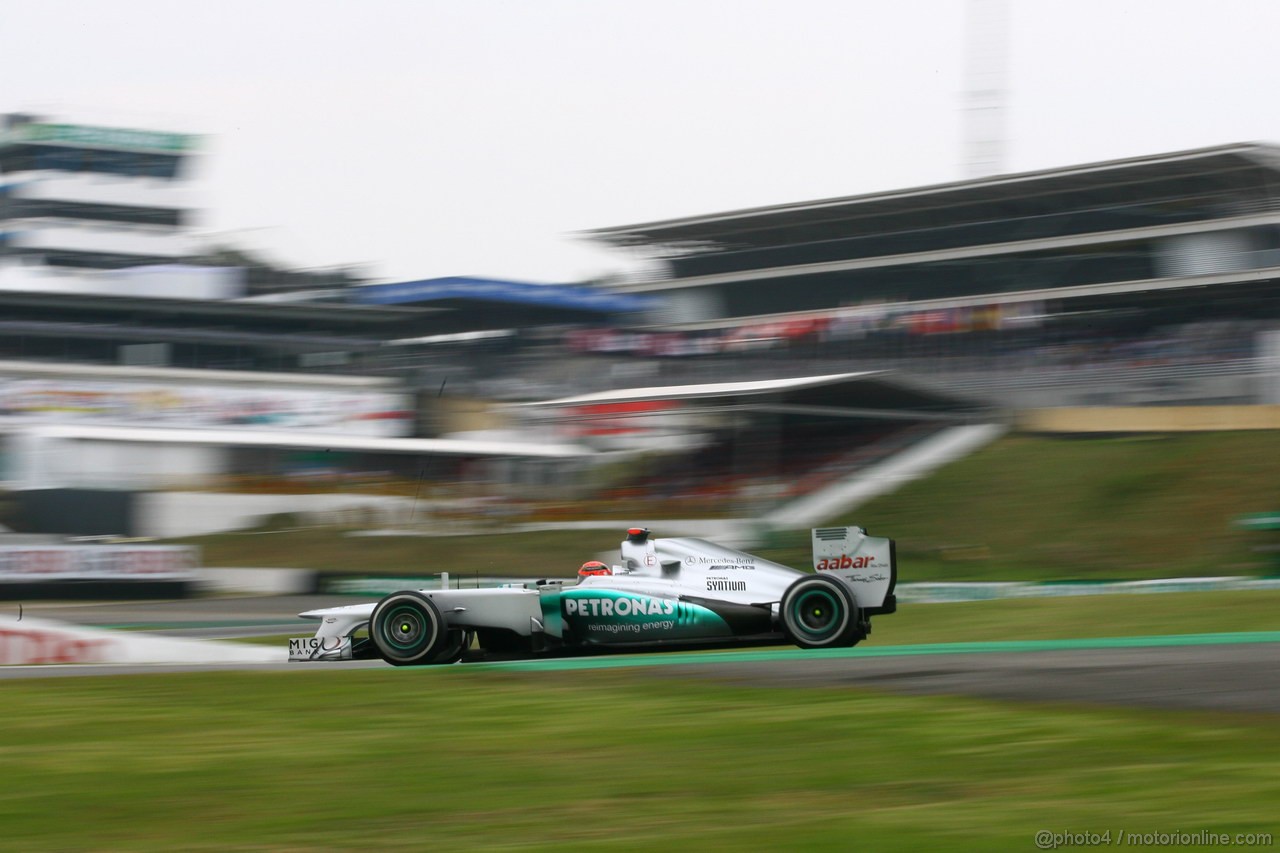 GP BRASILE, 24.11.2012- Qualifiche, Michael Schumacher (GER) Mercedes AMG F1 W03 