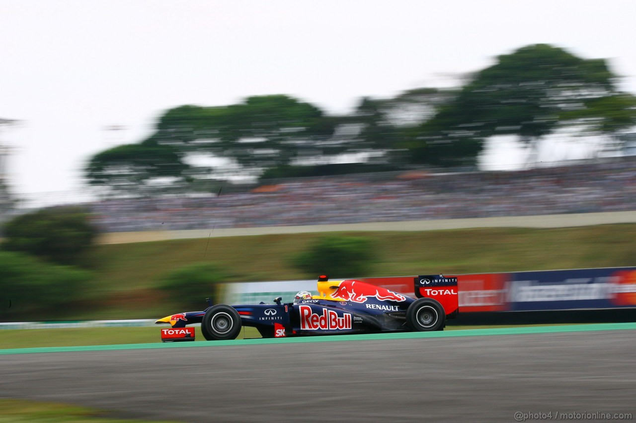 GP BRASILE, 24.11.2012- Qualifiche, Sebastian Vettel (GER) Red Bull Racing RB8