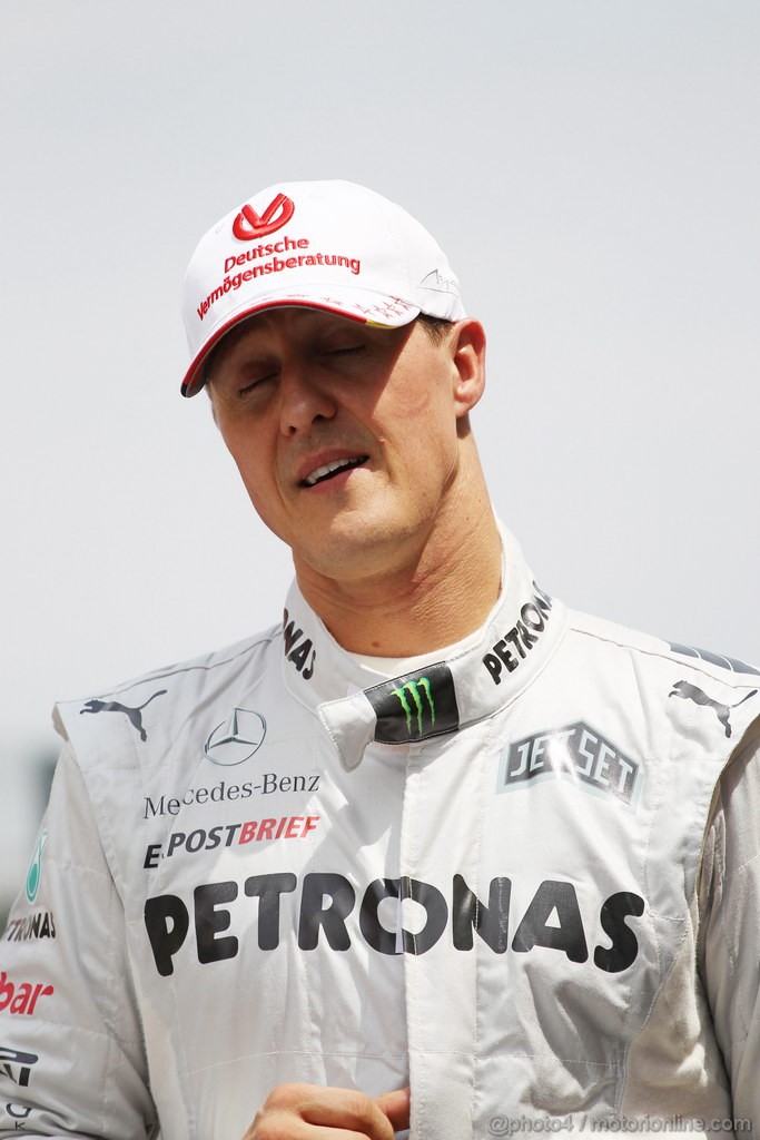 GP BRASILE, 24.11.2012- Qualifiche, Michael Schumacher (GER) Mercedes AMG F1 W03 