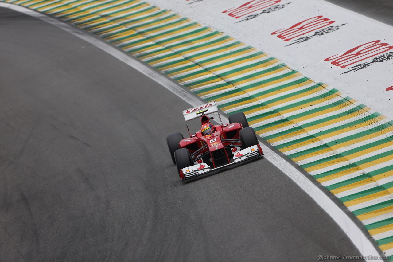 GP BRASILE, 24.11.2012- Qualifiche, Felipe Massa (BRA) Ferrari F2012 