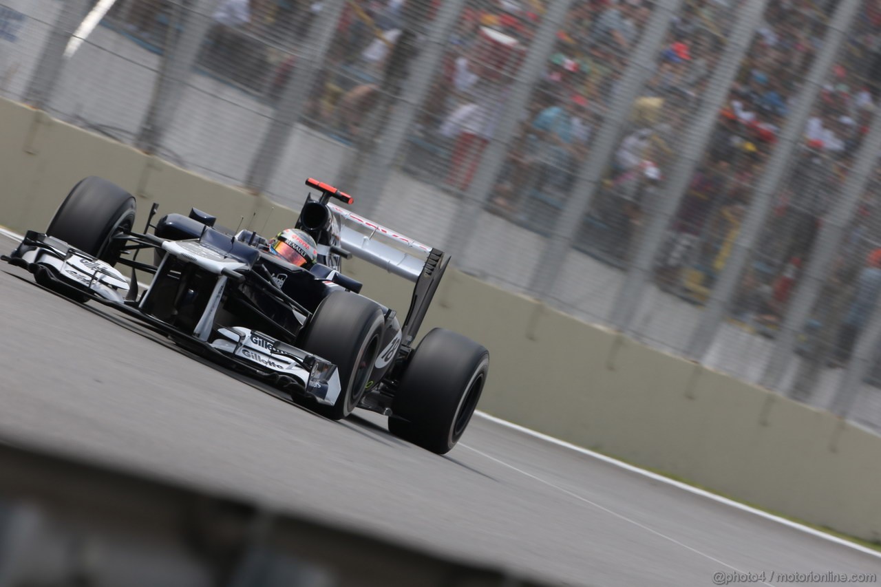 GP BRASILE, 24.11.2012- Qualifiche, Pastor Maldonado (VEN) Williams F1 Team FW34 