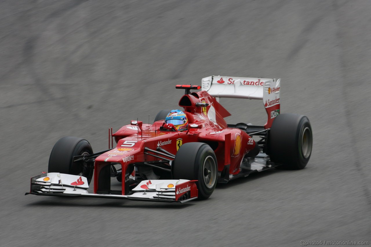 GP BRASILE, 24.11.2012- Qualifiche, Fernando Alonso (ESP) Ferrari F2012 