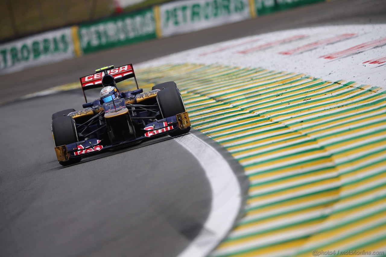 GP BRASILE, 24.11.2012- Qualifiche, Jean-Eric Vergne (FRA) Scuderia Toro Rosso STR7 