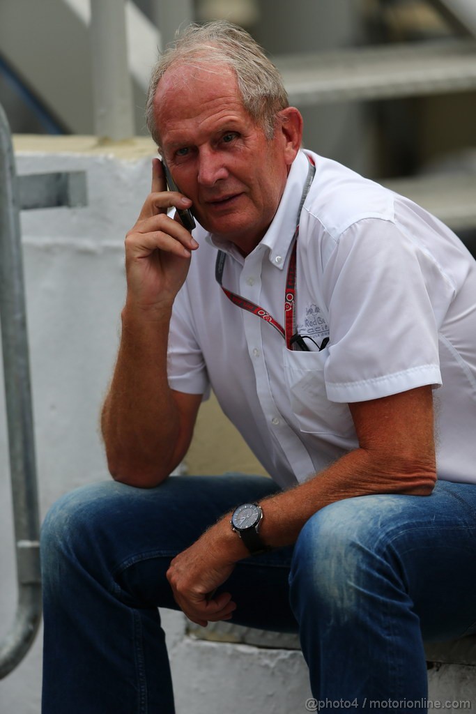 GP BRASILE, 24.11.2012- Qualifiche, Helmut Marko (AUT), Red Bull Racing, Red Bull Advisor 
