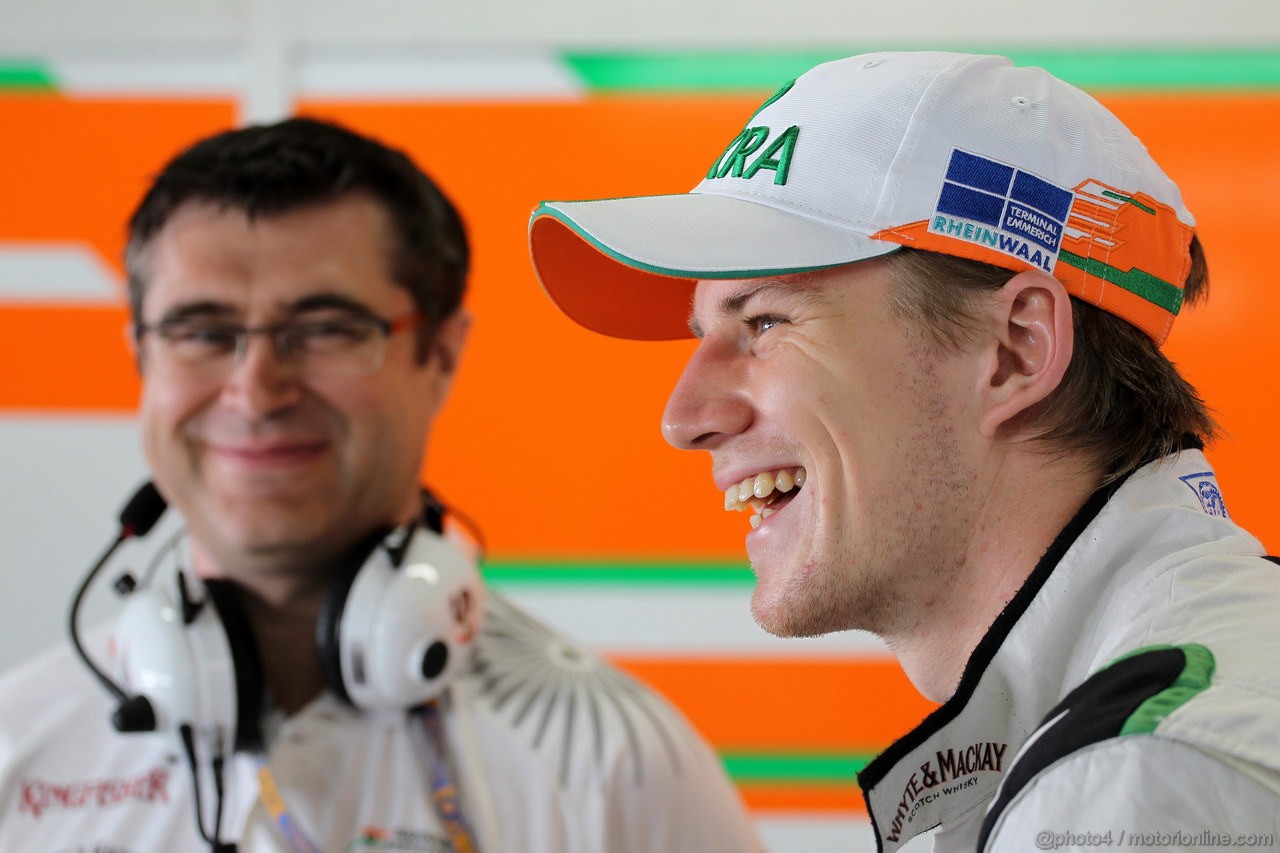 GP BRASILE, 23.11.2012- Prove Libere 1, Nico Hulkenberg (GER) Sahara Force India F1 Team VJM05 