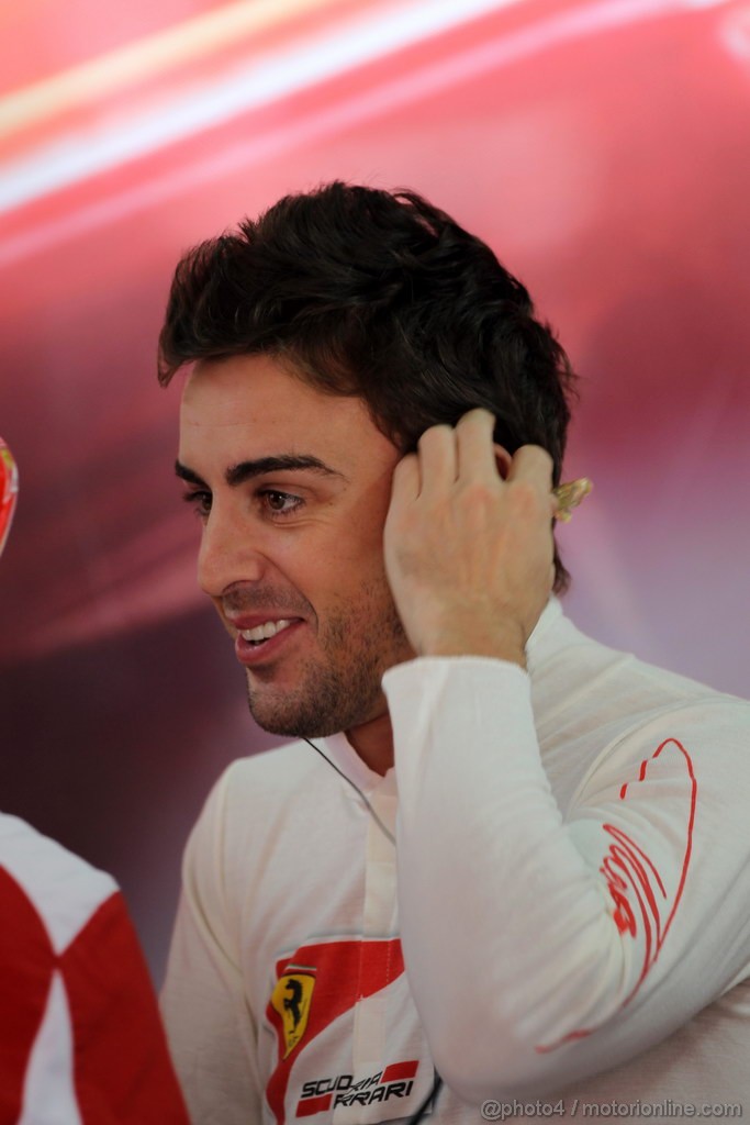 GP BRASILE, 23.11.2012- Prove Libere 1, Fernando Alonso (ESP) Ferrari F2012 