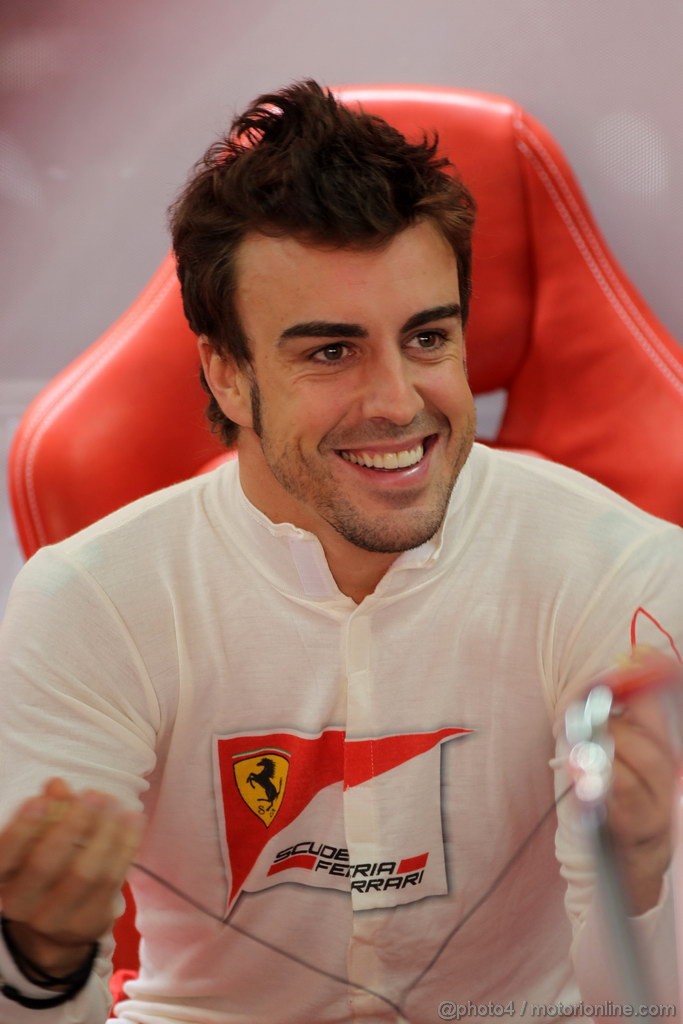 GP BRASILE, 23.11.2012- Prove Libere 1, Fernando Alonso (ESP) Ferrari F2012