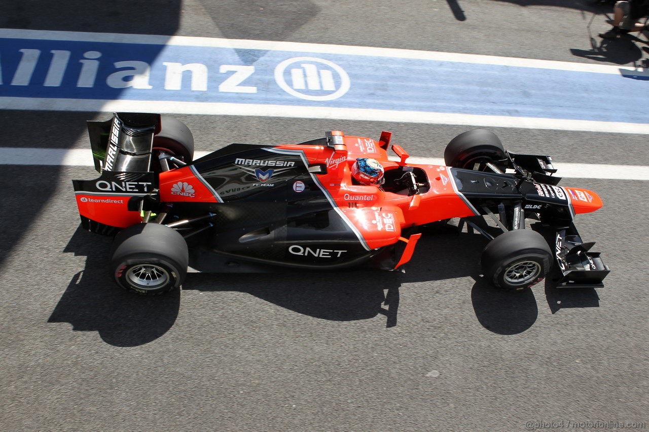 GP BRASILE, 23.11.2012- Prove Libere 1, Timo Glock (GER) Marussia F1 Team MR01 