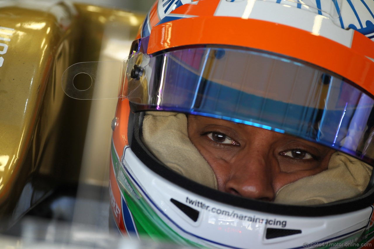 GP BRASILE, 23.11.2012- Prove Libere 1, Narain Karthikeyan (IND) HRT Formula 1 Team F112 