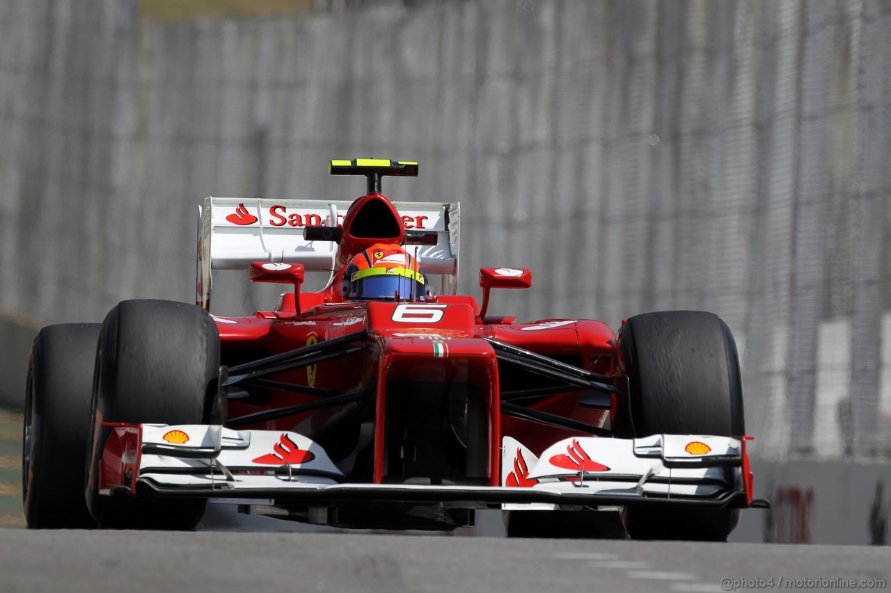 GP BRASILE, 23.11.2012- Prove Libere 1, Felipe Massa (BRA) Ferrari F2012 