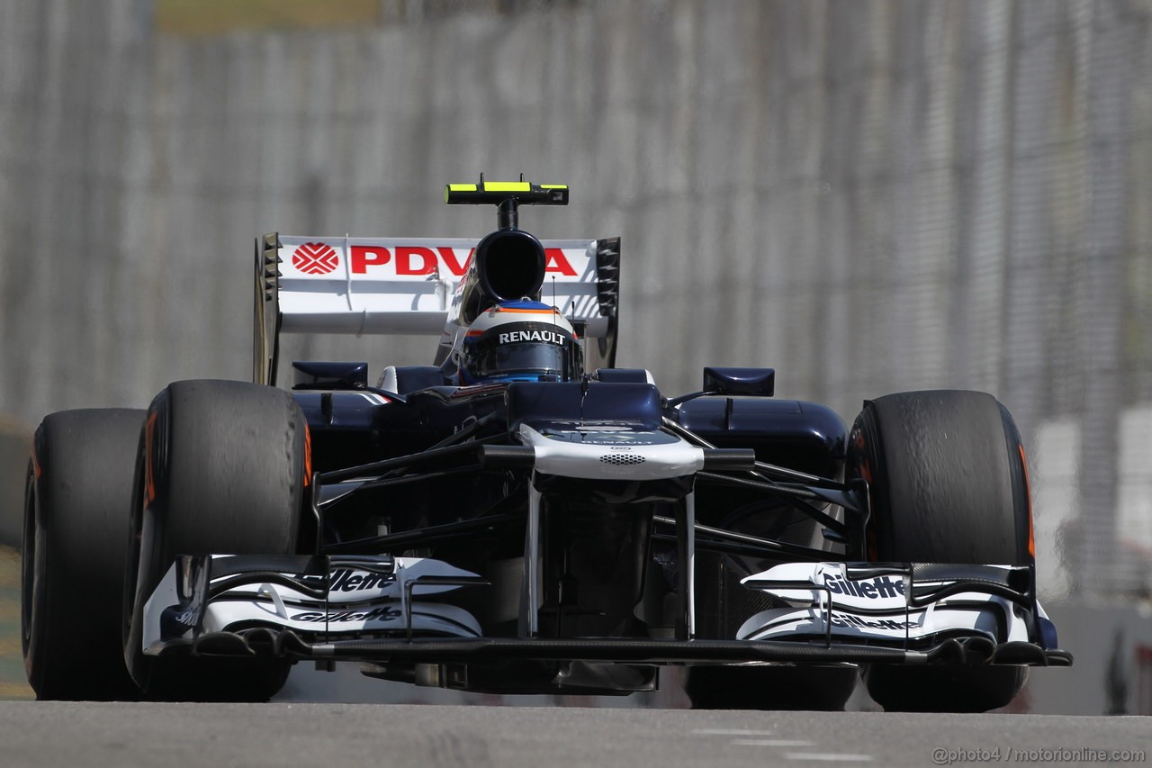 GP BRASILE, 23.11.2012- Prove Libere 1, Valtteri Bottas (FIN), Test Driver, Williams F1 Team 