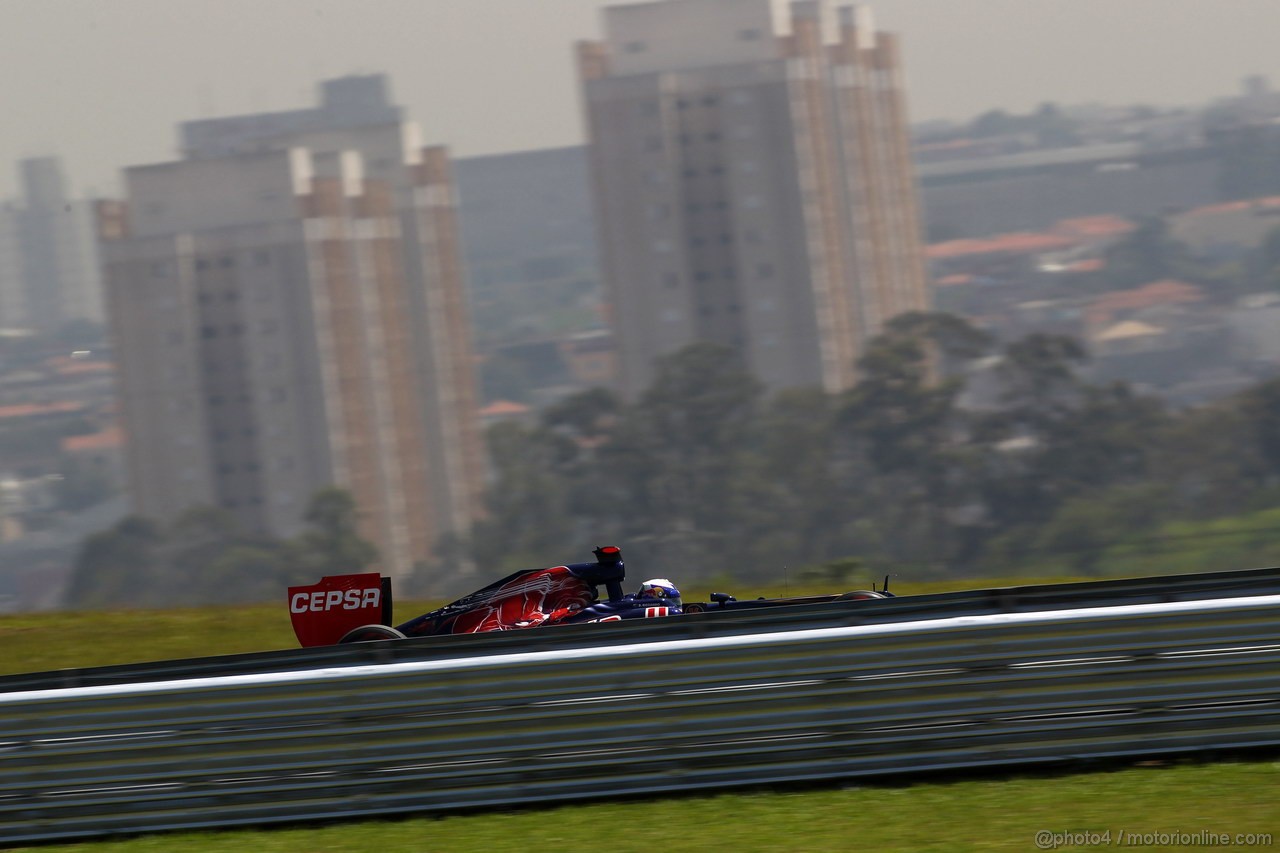 GP BRASILE, 23.11.2012- Prove Libere 1,Daniel Ricciardo (AUS) Scuderia Toro Rosso STR7 
