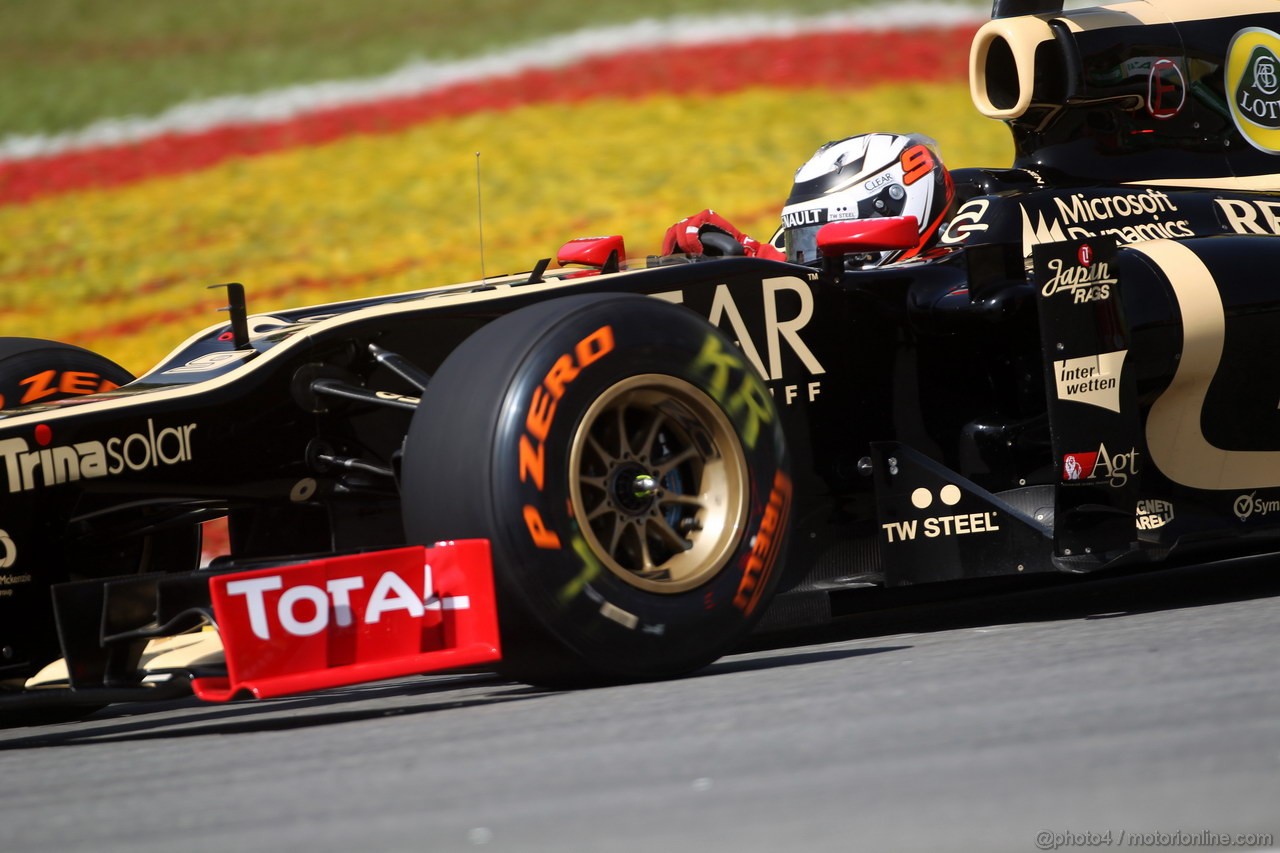 GP BRASILE, 23.11.2012- Prove Libere 1,Kimi Raikkonen (FIN) Lotus F1 Team E20 