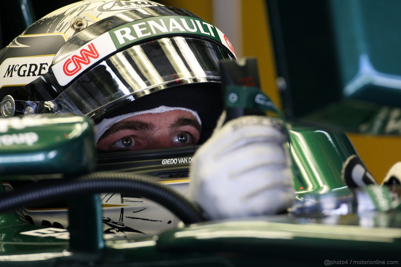 GP BRASILE, 23.11.2012- Prove Libere 1,Giedo Van der Garde (NED), Test driver, Caterham F1 Team CT01  