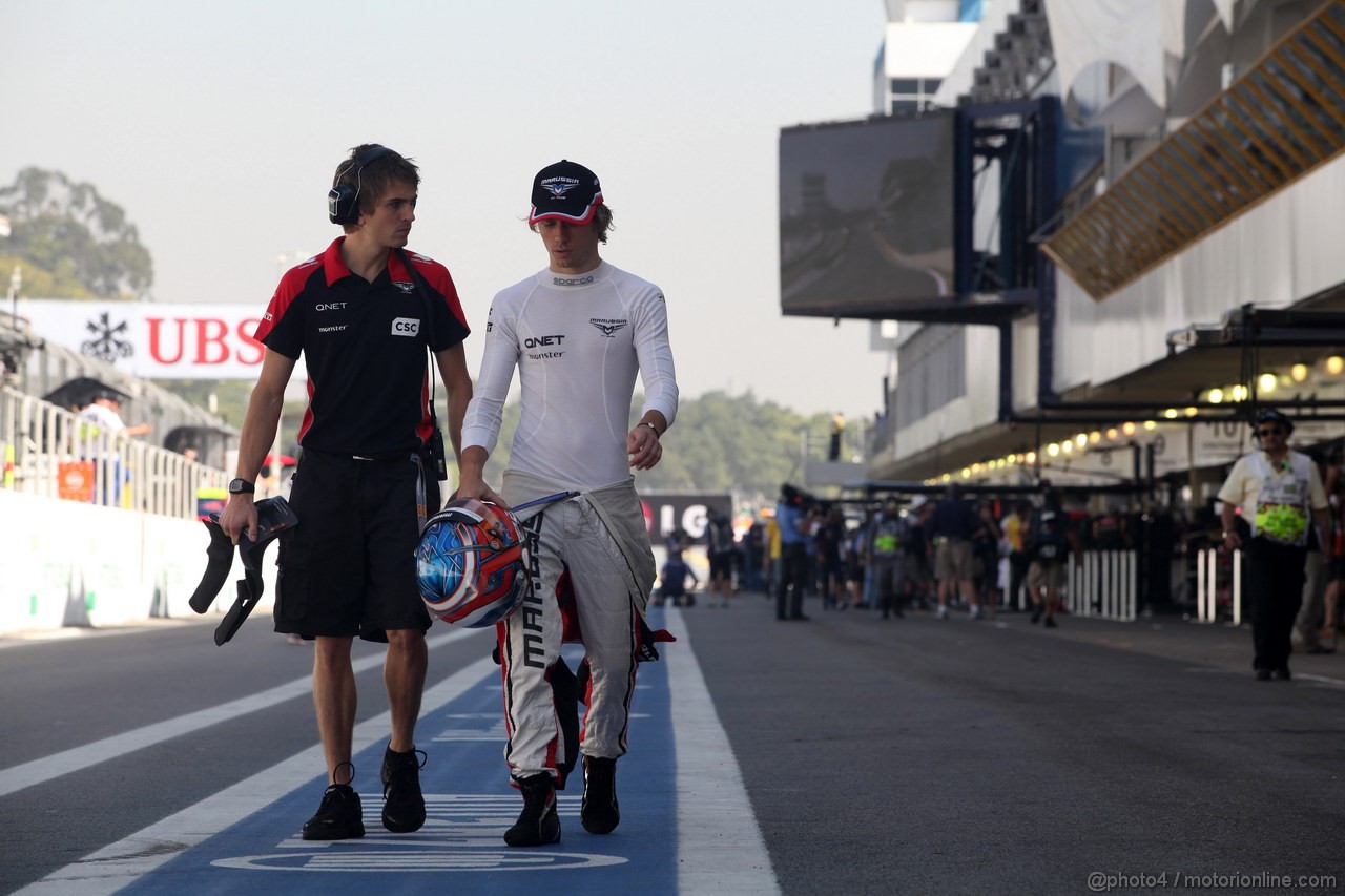 GP BRASILE, 23.11.2012- Prove Libere 1, Charles Pic (FRA) Marussia F1 Team MR01 