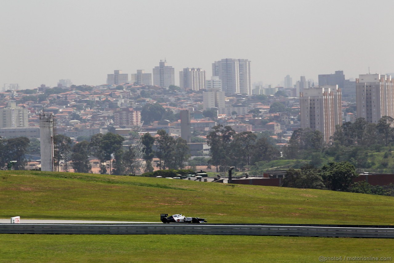 GP BRASILE, 23.11.2012- Prove Libere 1, Sergio Prez (MEX) Sauber F1 Team C31 