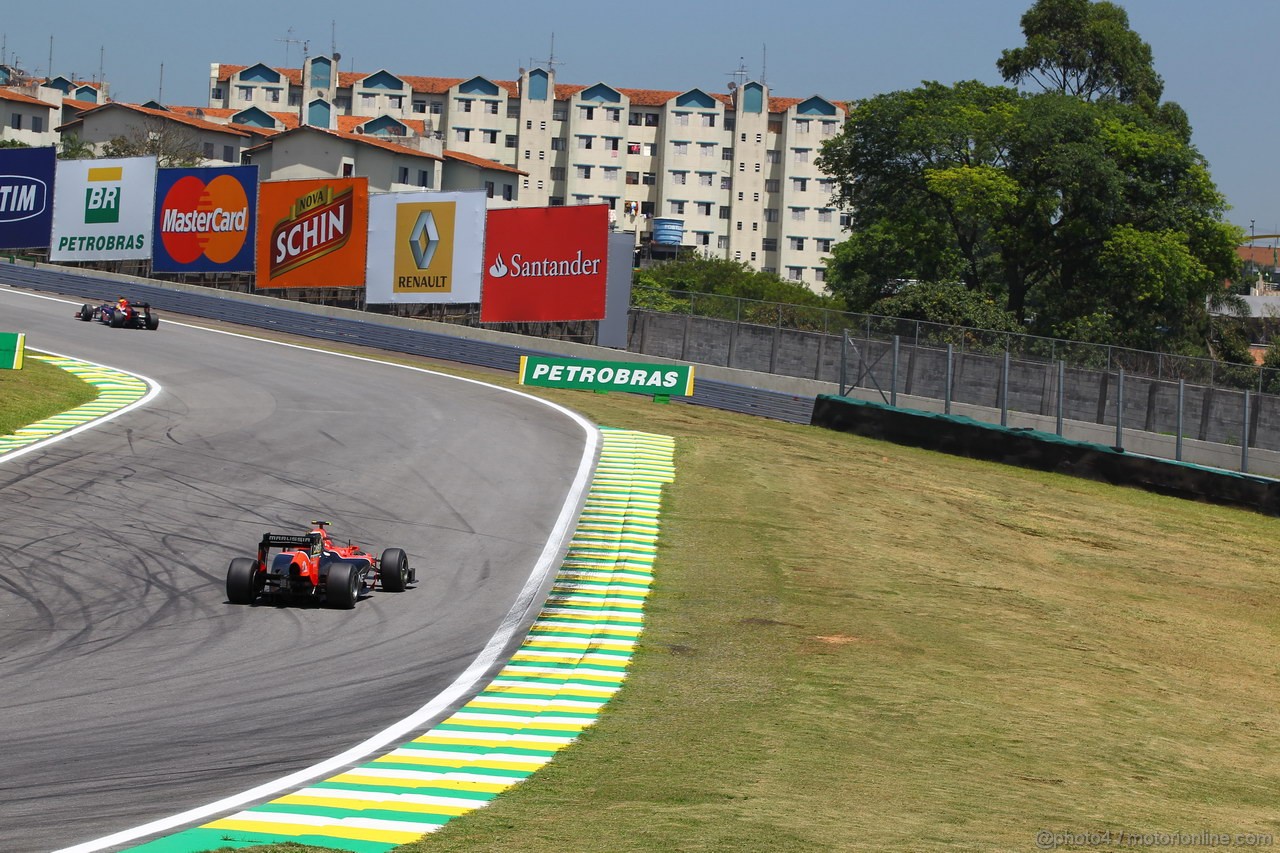 GP BRASILE, 23.11.2012- Prove Libere 1, Charles Pic (FRA) Marussia F1 Team MR01 