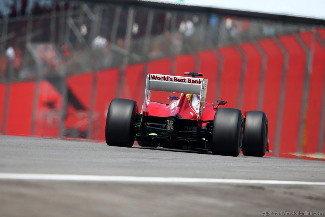 GP BRASILE, 23.11.2012- Prove Libere 1, Fernando Alonso (ESP) Ferrari F2012 