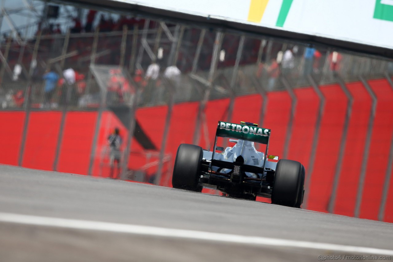 GP BRASILE, 23.11.2012- Prove Libere 1, Nico Rosberg (GER) Mercedes AMG F1 W03 