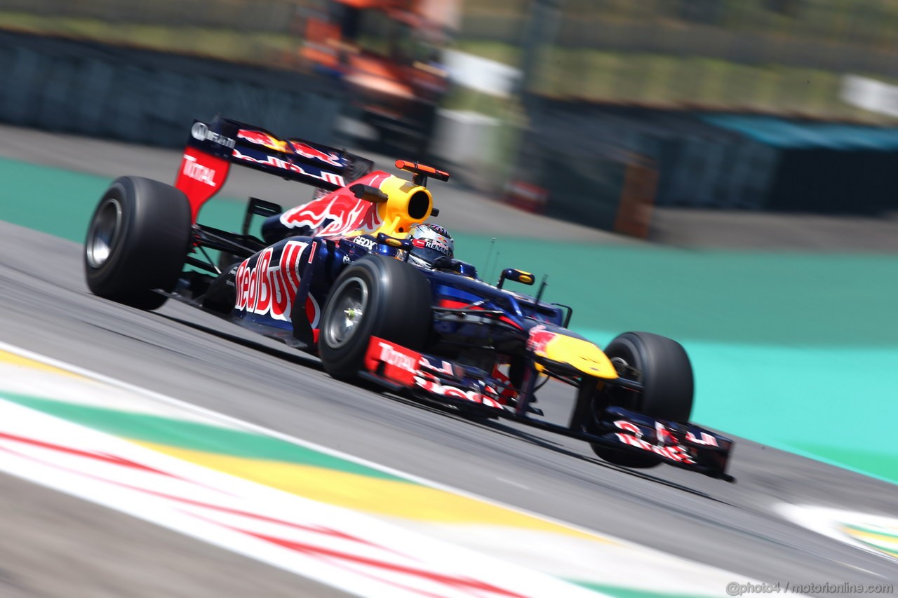 GP BRASILE, 23.11.2012- Prove Libere 1, Sebastian Vettel (GER) Red Bull Racing RB8 