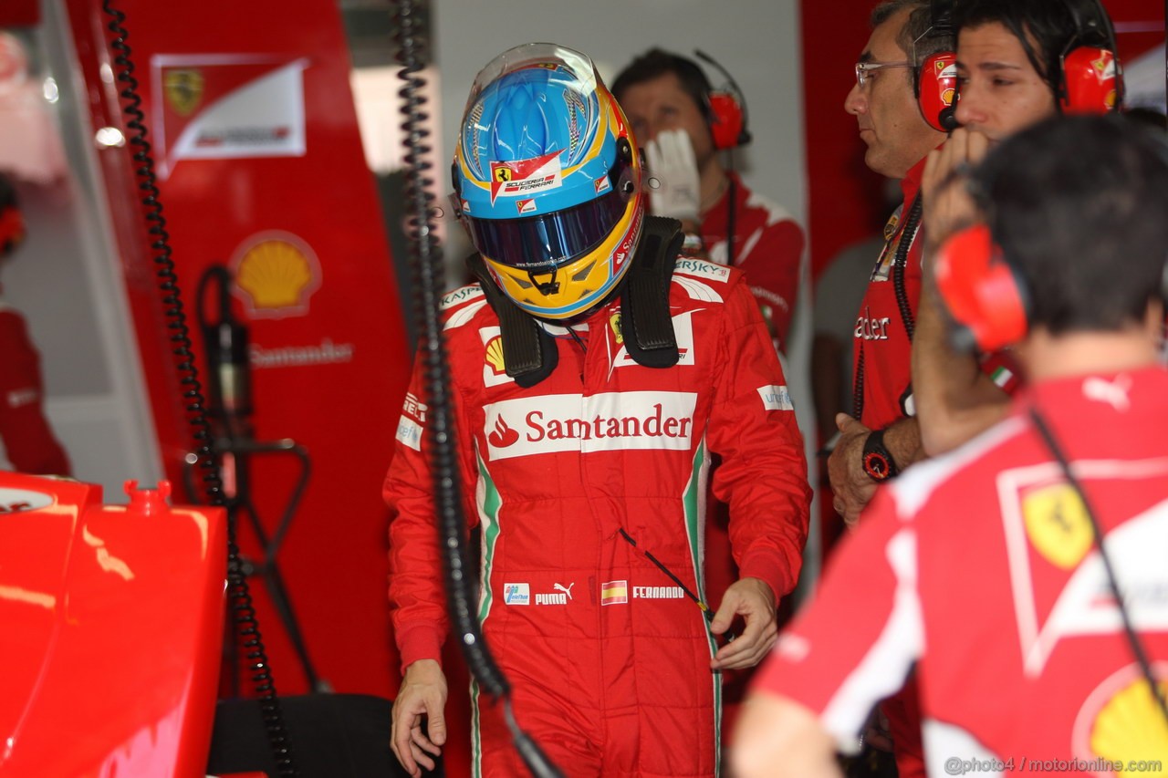 GP BRASILE, 23.11.2012- Prove Libere 2, Fernando Alonso (ESP) Ferrari F2012 