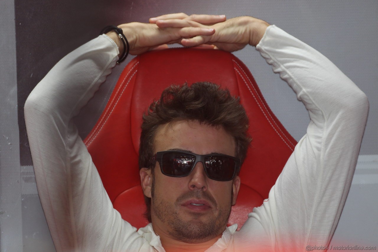 GP BRASILE, 23.11.2012- Prove Libere 2, Fernando Alonso (ESP) Ferrari F2012