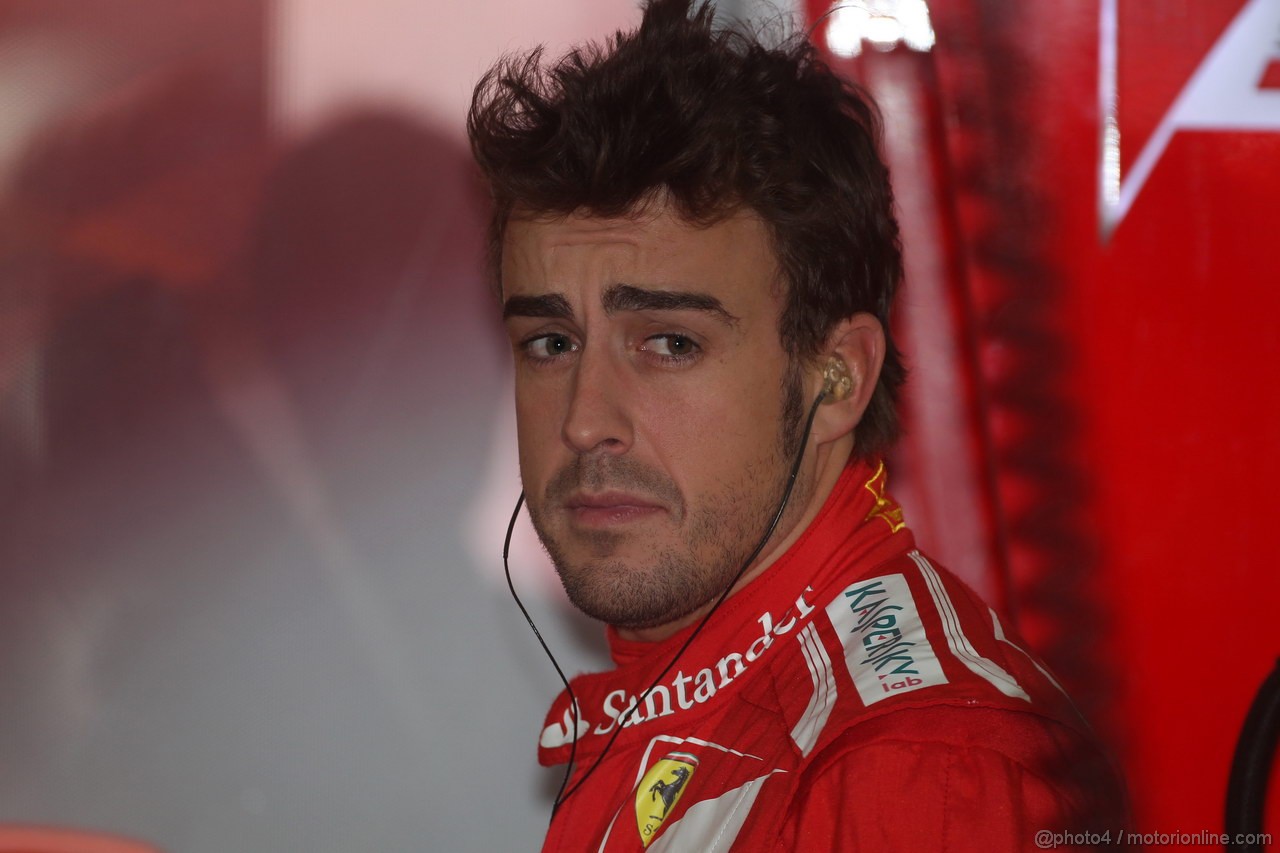GP BRASILE, 23.11.2012- Prove Libere 2, Fernando Alonso (ESP) Ferrari F2012