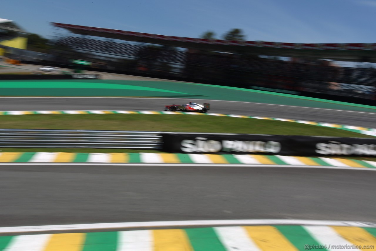 GP BRASILE, 23.11.2012- Prove Libere 2, Lewis Hamilton (GBR) McLaren Mercedes MP4-27 