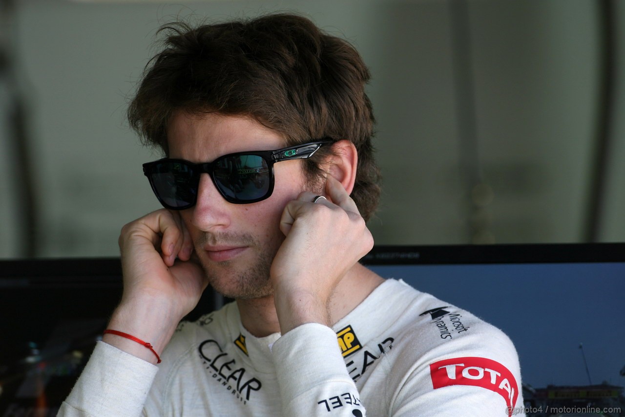 GP BRASILE, 23.11.2012- Prove Libere 2, Romain Grosjean (FRA) Lotus F1 Team E20 