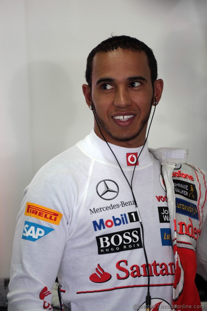 GP BRASILE, 23.11.2012- Prove Libere 2, Lewis Hamilton (GBR) McLaren Mercedes MP4-27 