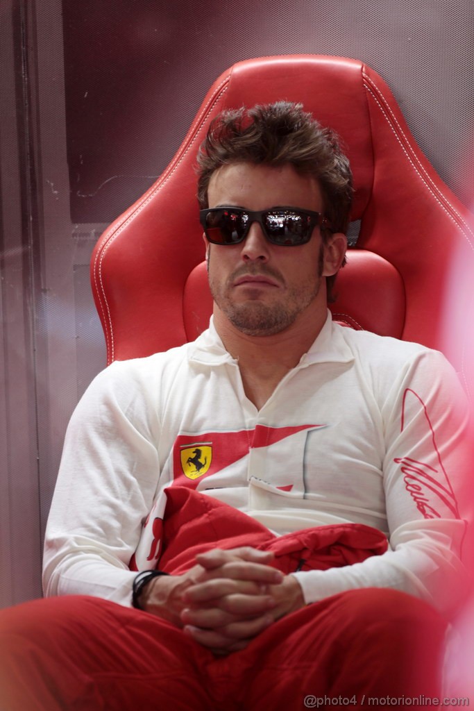 GP BRASILE, 23.11.2012- Prove Libere 2, Fernando Alonso (ESP) Ferrari F2012 