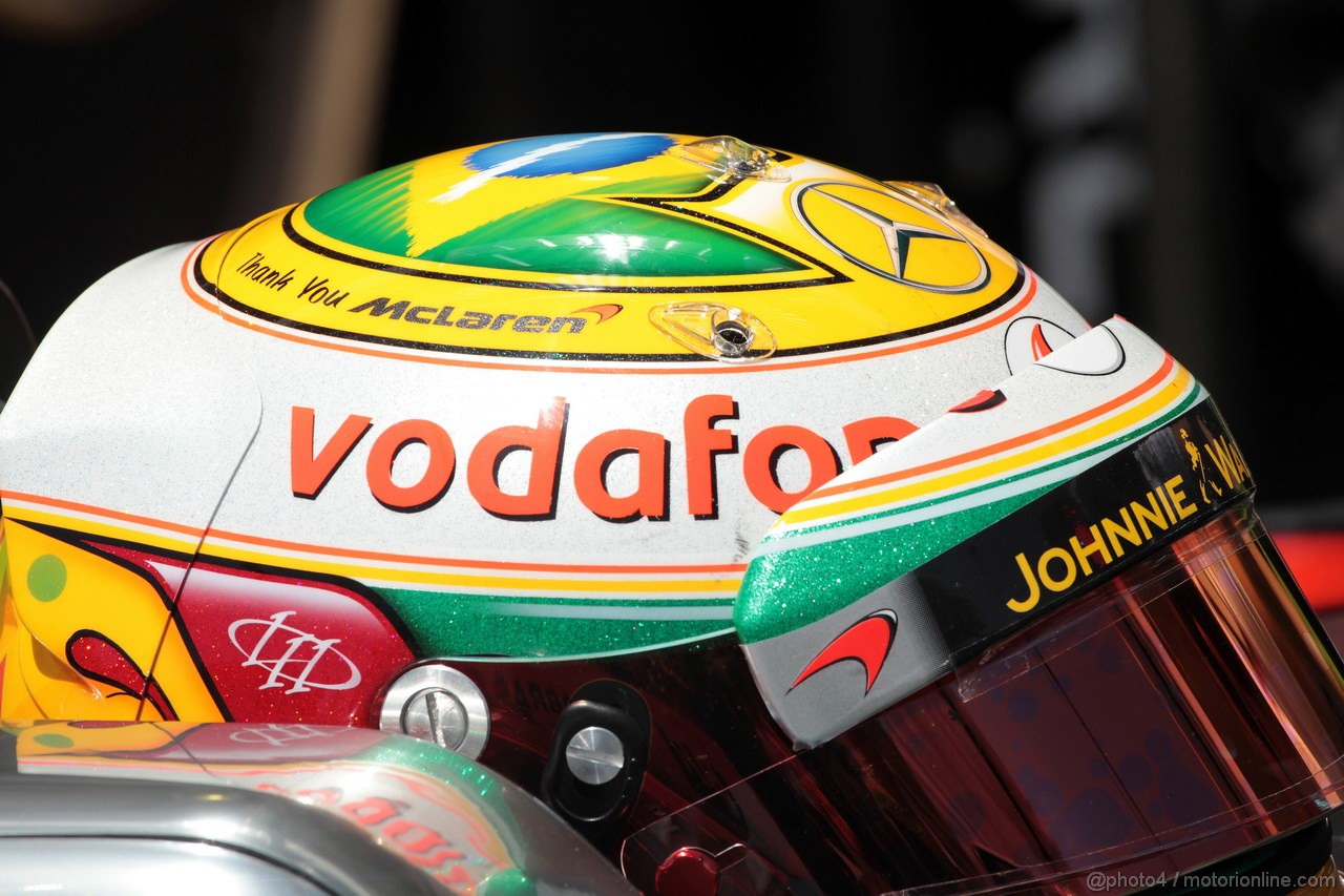 GP BRASILE, 23.11.2012- Prove Libere 2, Lewis Hamilton (GBR) McLaren Mercedes MP4-27 