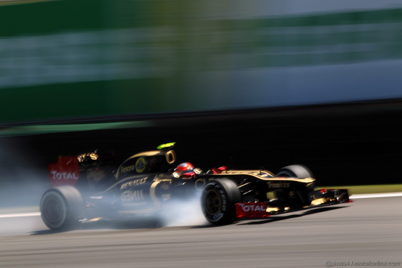 GP BRASILE, 23.11.2012- Prove Libere 2, Romain Grosjean (FRA) Lotus F1 Team E20