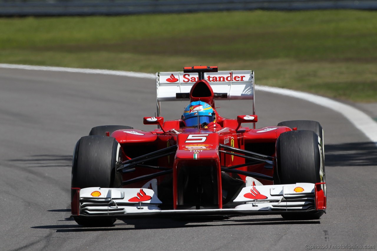 GP BRASILE, 23.11.2012- Prove Libere 2, Fernando Alonso (ESP) Ferrari F2012 