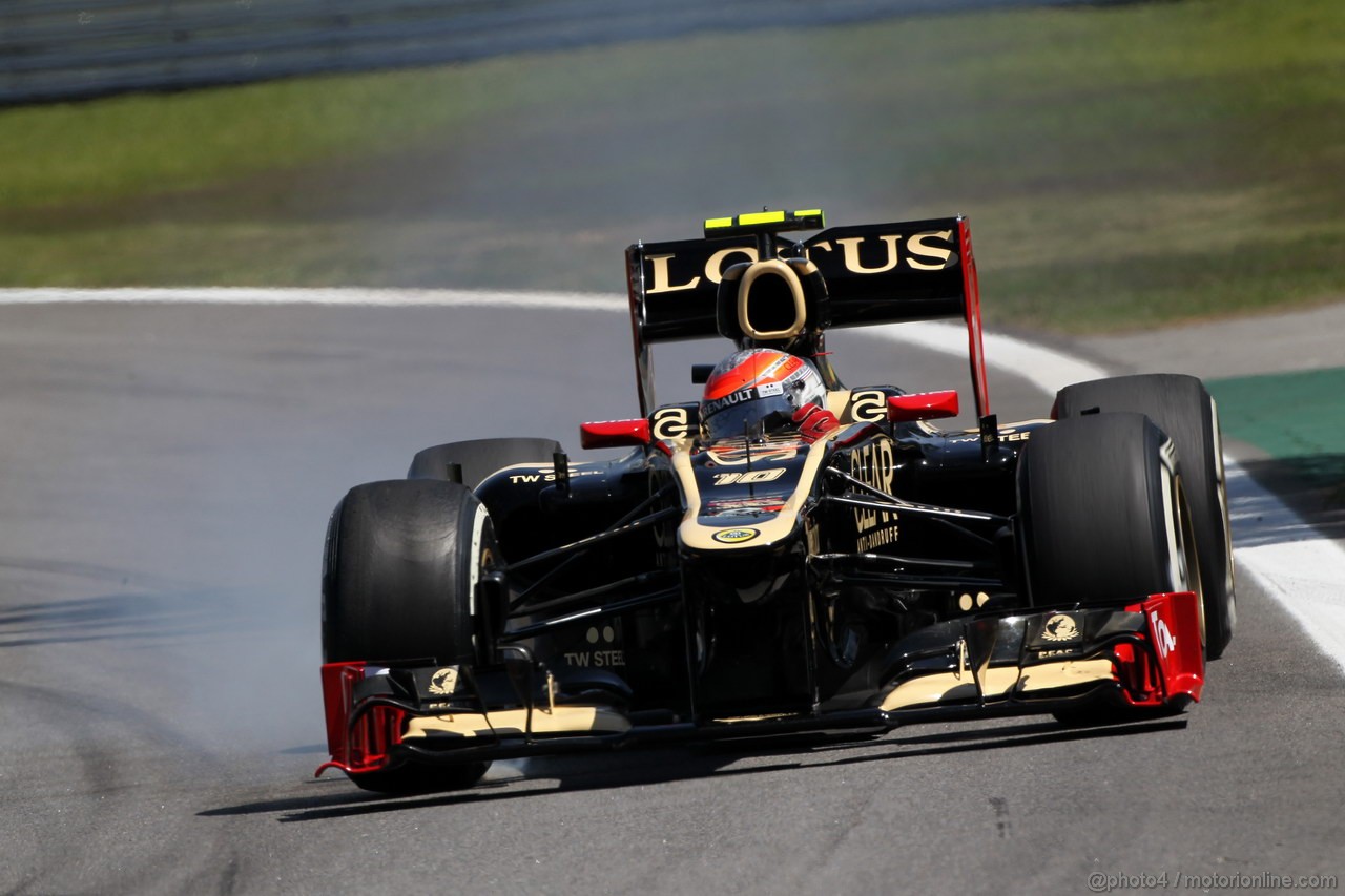 GP BRASILE, 23.11.2012- Prove Libere 2,Romain Grosjean (FRA) Lotus F1 Team E20 