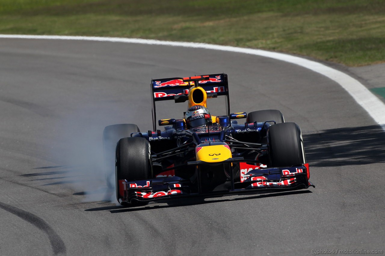 GP BRASILE, 23.11.2012- Prove Libere 2, Sebastian Vettel (GER) Red Bull Racing RB8 