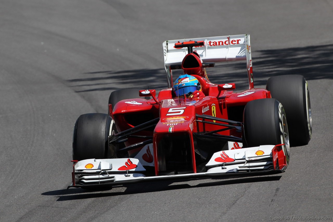 GP BRASILE, 23.11.2012- Prove Libere 2, Fernando Alonso (ESP) Ferrari F2012